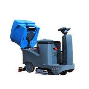 V8 Outdoor Flooring Sweeper Rubber Epoxy Warehouse Automatic Ride